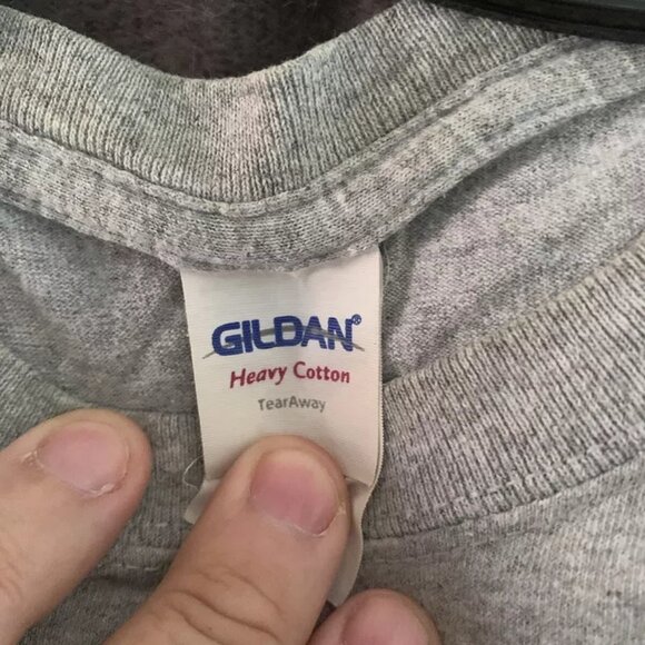 Vintage Ron Garvin Stomp WWF / WWE T-Shirt Gray Size Large #D1 - Picture 3 of 4